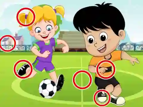 Soccer Differences เกมออนไลน์