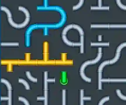 Connect The Pipes Water Puzzle เกมออนไลน์
