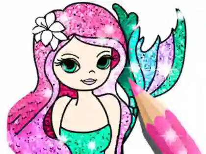 Coloring Book: Little Mermaid เกมออนไลน์