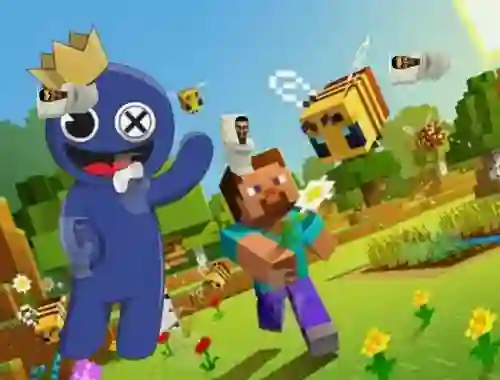 Rainbow Friends Minecraft Hidden Skibidi เกมออนไลน์