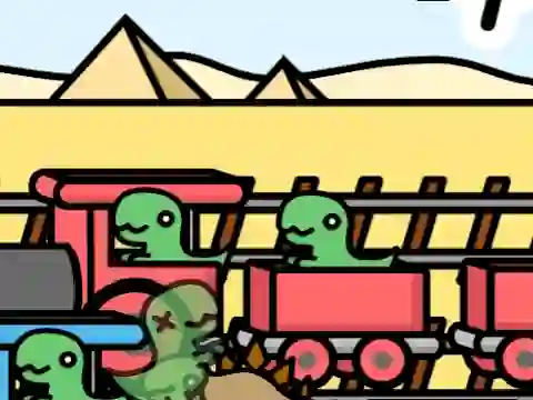 Railway Dino เกมออนไลน์