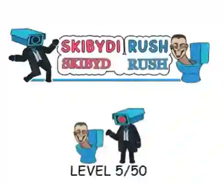 Skibydi Rush เกมออนไลน์