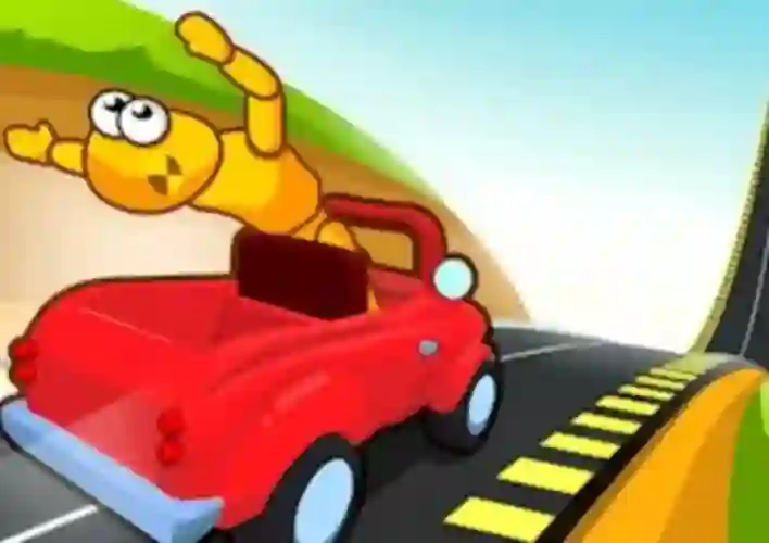 Downhill Car Ride Crash Test เกมออนไลน์