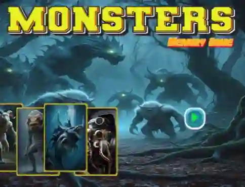 Monsters Memory Game เกมออนไลน์