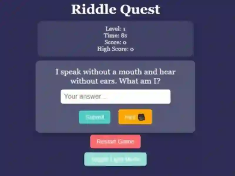 Riddle Quest Brain Teaser เกมออนไลน์