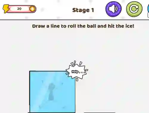 Save The Stick Draw Line เกมออนไลน์