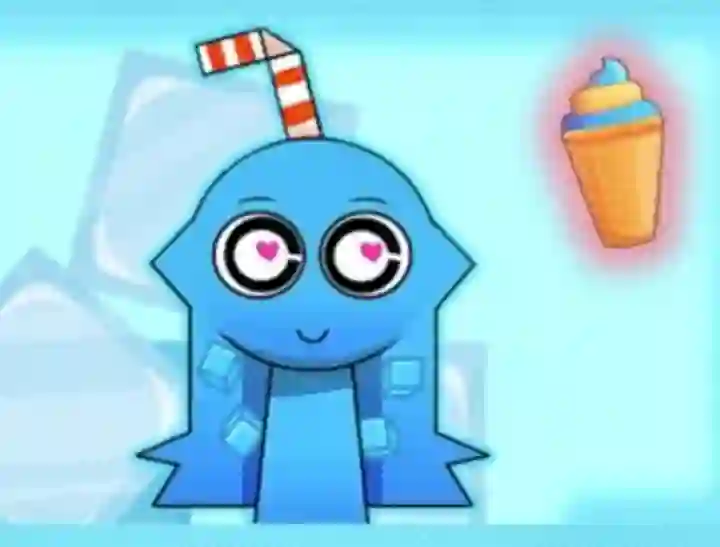 Sprunki Ice Mod  Aqua เกมออนไลน์