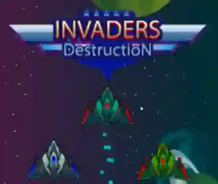 Invaders Destruction เกมออนไลน์