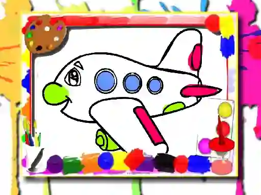 Airplane Coloring Book เกมออนไลน์