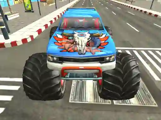 Monster Truck City Parking เกมออนไลน์