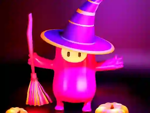 Fall Guys Halloween Puzzle เกมออนไลน์