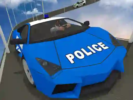 Impossible Police Car Track เกมออนไลน์