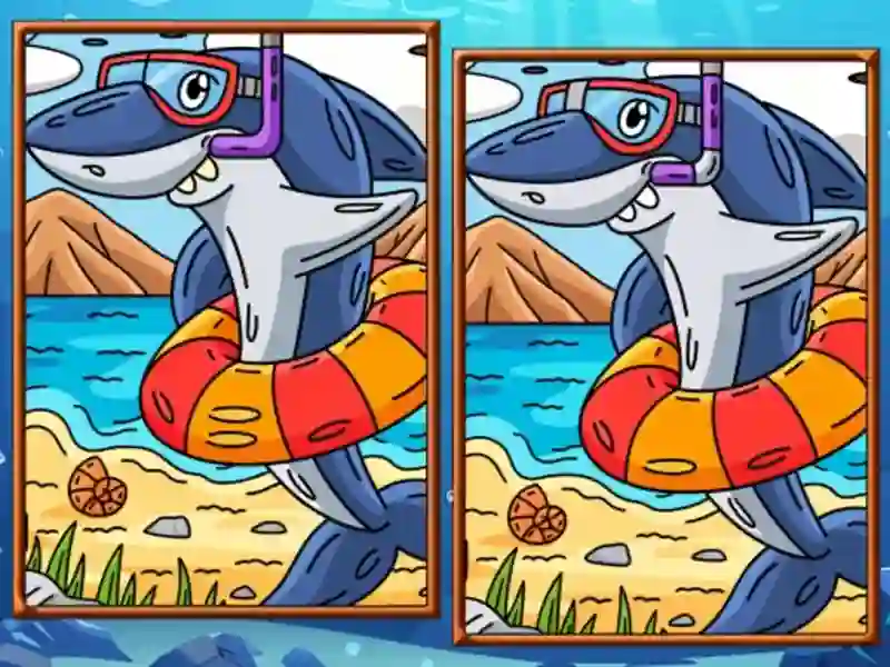 Marine Spot the Difference เกมออนไลน์