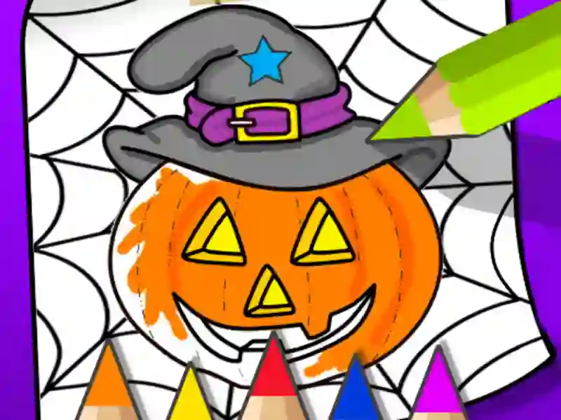 Halloween Coloring Book เกมออนไลน์