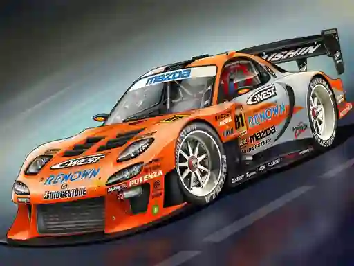 Race Car Slide เกมออนไลน์