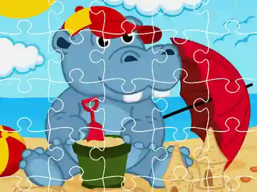 Hippo Jigsaw เกมออนไลน์