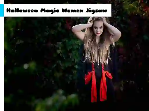 Halloween Magic Women Jigsaw เกมออนไลน์