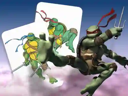 Ninja Turtles Memory card Match เกมออนไลน์