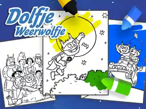 Coloring Alfie The Werewolf เกมออนไลน์