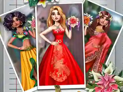 Exotic Wedding Looks เกมออนไลน์
