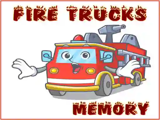 Fire Trucks Memory เกมออนไลน์