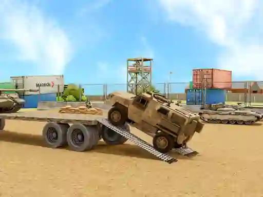 Us Army Car Games Truck Driving เกมออนไลน์