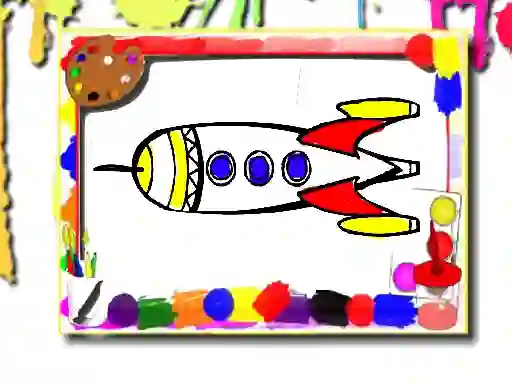Rockets Coloring Book เกมออนไลน์