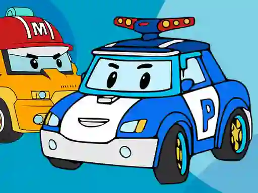 Robocar Coloring Book เกมออนไลน์