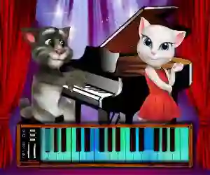 Talking Tom Piano Time เกมออนไลน์