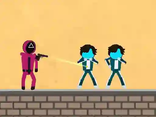 Squid Game 2D Shooting เกมออนไลน์