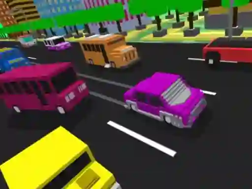 Blocky Highway Racing เกมออนไลน์