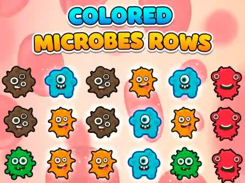 Colored Microbes Rows เกมออนไลน์