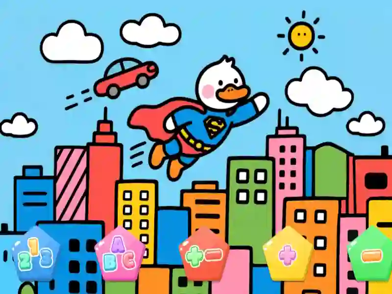 Color By Code Super Duck เกมออนไลน์