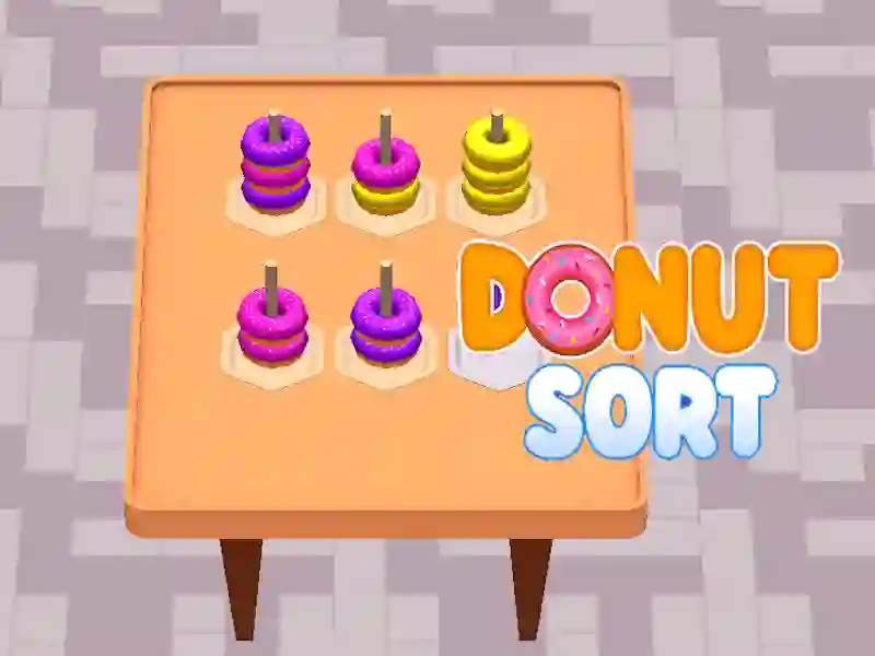 Donut Sort เกมออนไลน์