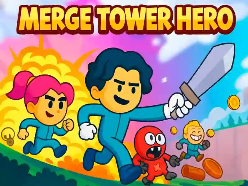 Merge Tower Hero เกมออนไลน์