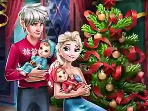 Elsa Family Christmas เกมออนไลน์