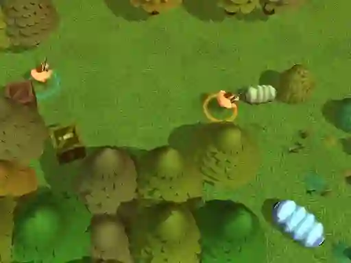 Worms Combat Coop เกมออนไลน์