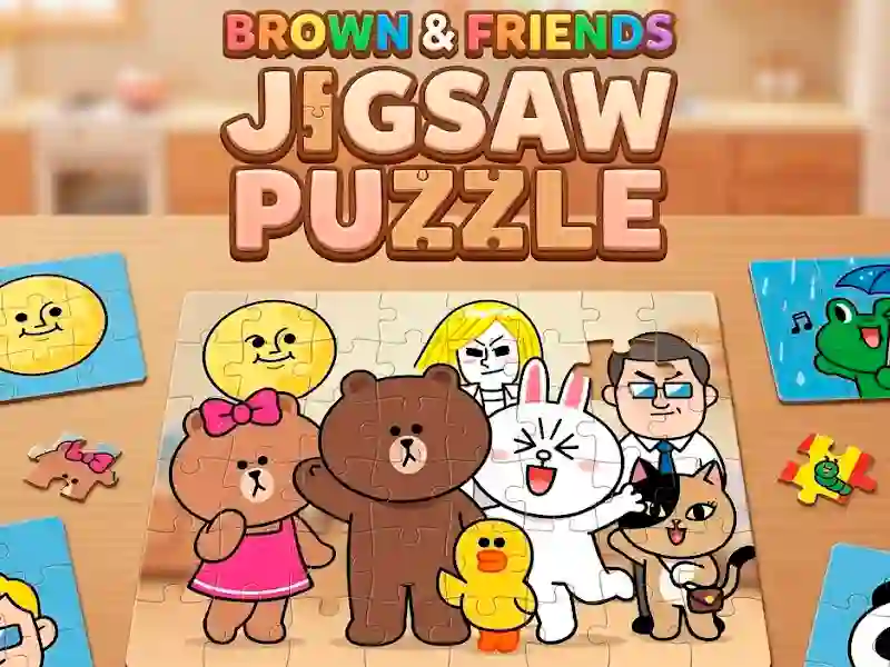 Brown And Friends Jigsaw Puzzle เกมออนไลน์