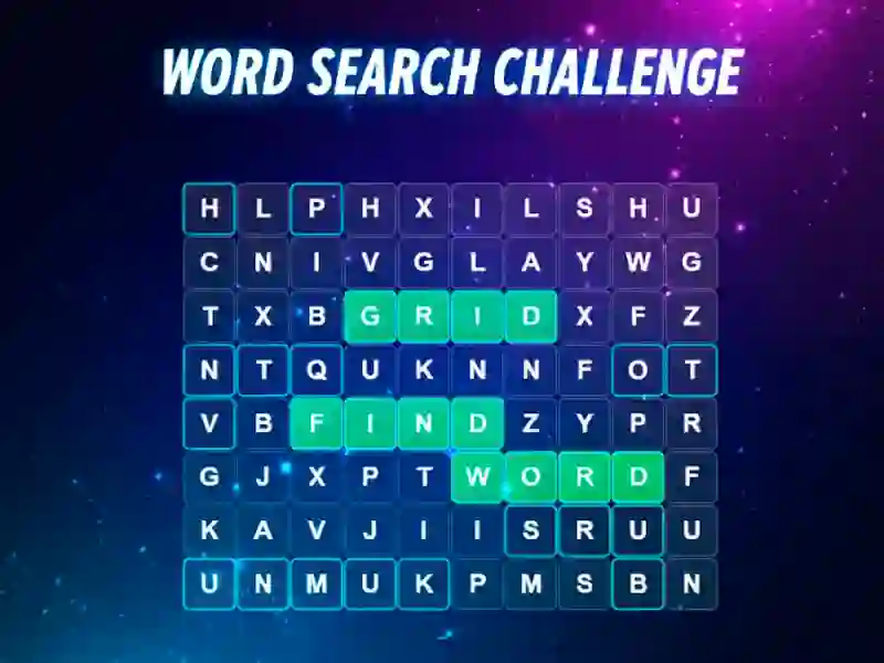 Word Search Challenge เกมออนไลน์