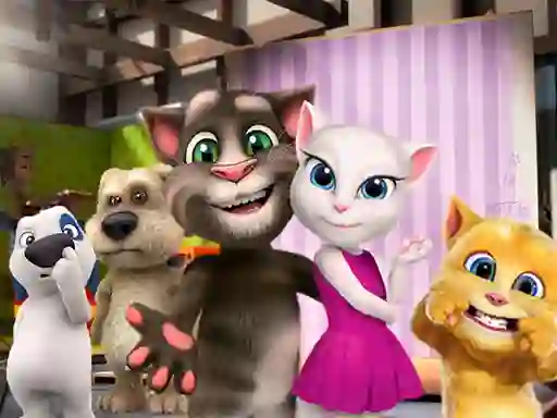 GF Talking Tom Jigsaw Puzzle เกมออนไลน์