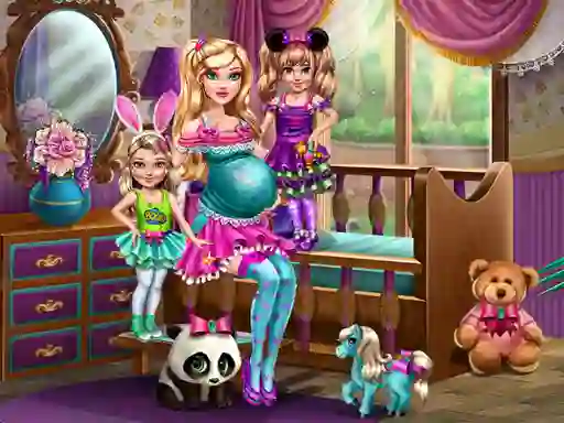 Barbie With Twins เกมออนไลน์
