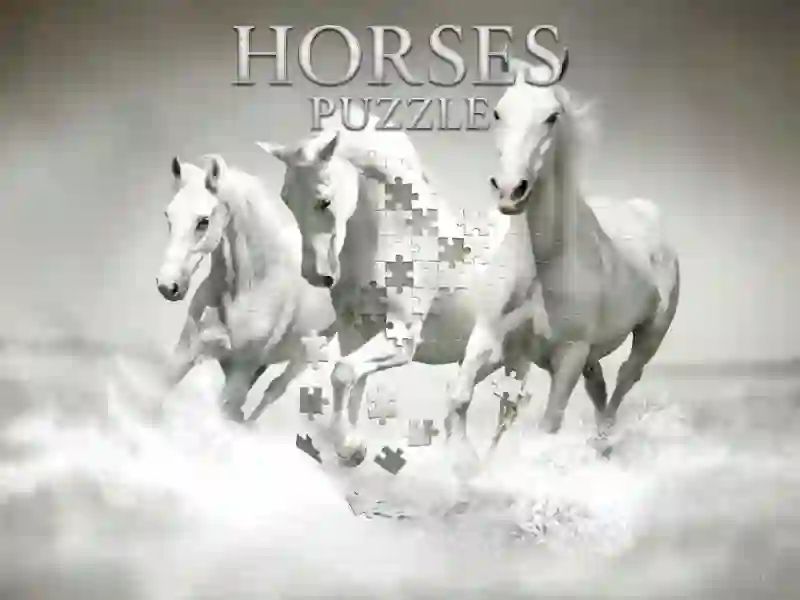 Horses Puzzle เกมออนไลน์