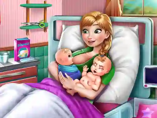 Ice Princess Twins Birth เกมออนไลน์