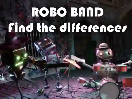 Robot Band - Find the Differences เกมออนไลน์