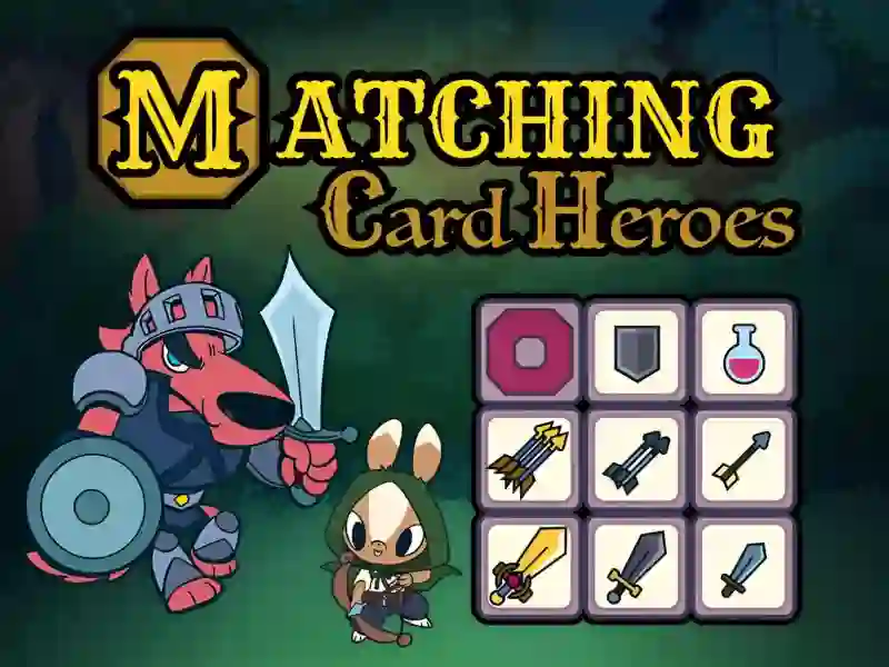 Matching Card Heroes เกมออนไลน์