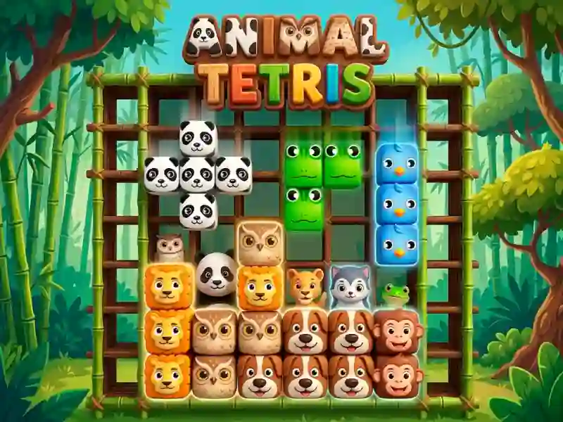 Animal Tetris เกมออนไลน์
