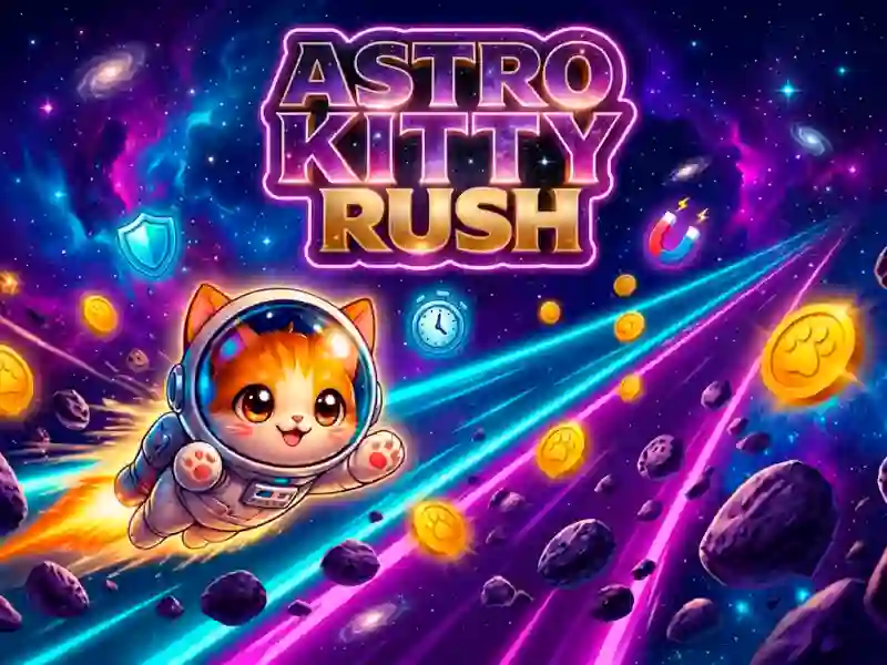 Astro Kitty Rush เกมออนไลน์