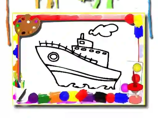Back To School: Cartoon Coloring Time เกมออนไลน์