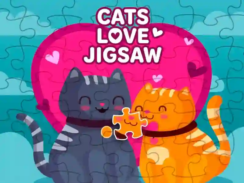 Cats love jigsaw เกมออนไลน์