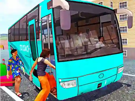 Off Road bus Transport Driver: Tourist Coach Sim เกมออนไลน์